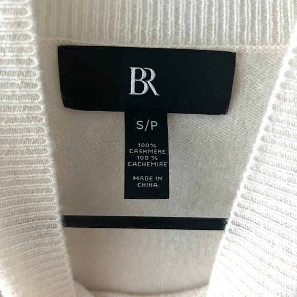 Banana Republic Franca Cashmere Padded-Shoulder Top - Picture 3 of 4